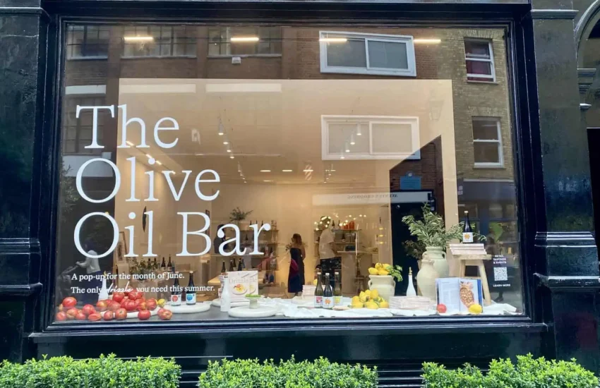 Olive Oil Pop-up at Seven Dials by Citizens of Soil