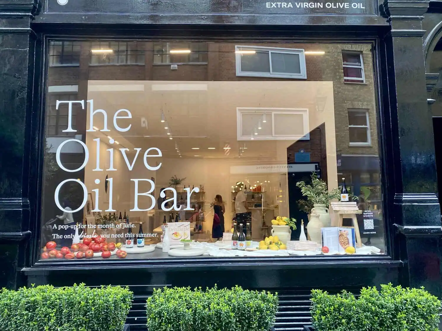 Olive Oil Pop-up at Seven Dials by Citizens of Soil